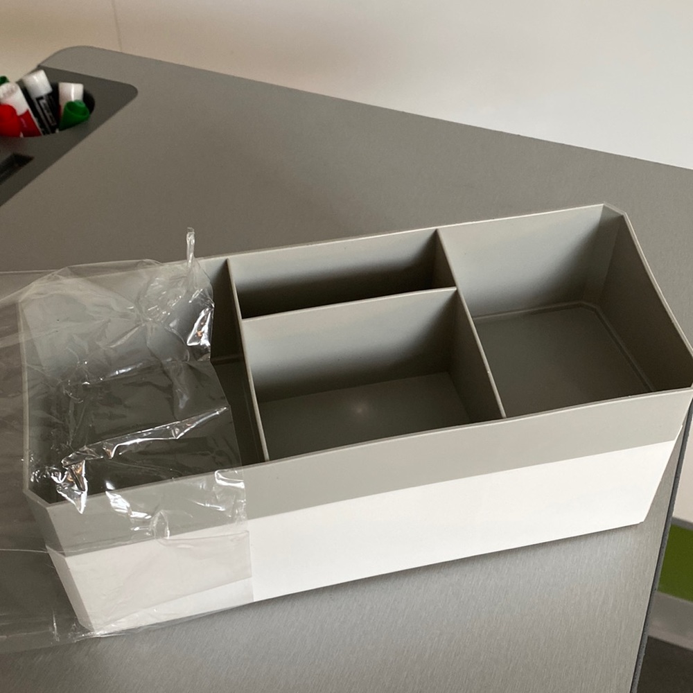 NWT Stackable desk organizer from Target, plastic 10”x4”